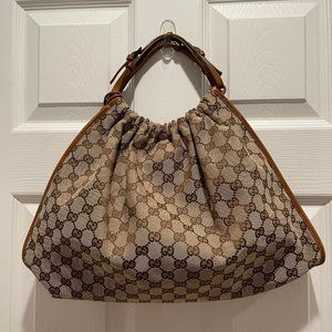Gucci GG Canvas Handbag in Brown